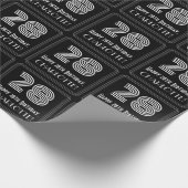 28e verjaardag: Art Deco Geïnspireerde look "28" m Cadeaupapier (Hoek)