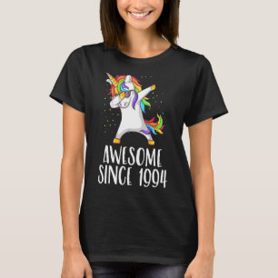 28e verjaardag eenhoorn schar Geweldige sinds 1994 T-shirt