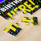 28e verjaardag — Fun, Colorful Music Symbols & "28 Legpuzzel (Zijkant)