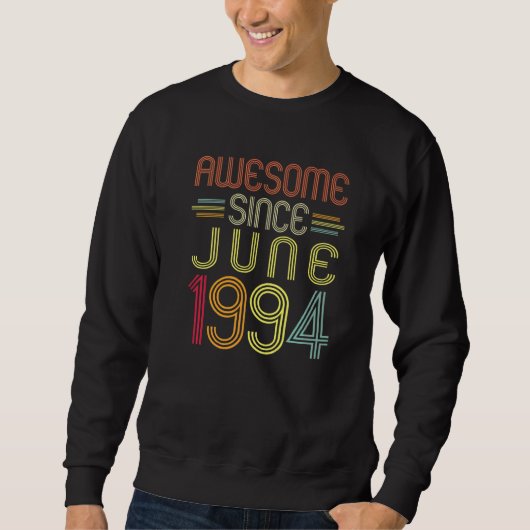 28e verjaardag Geweldige sinds juni 1994 28 jaar o Trui (Voorkant)