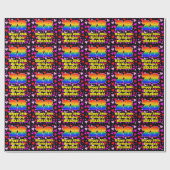 28e verjaardag: Het liefhebbende Kunstpatroon, Reg Cadeaupapier (Vlak)