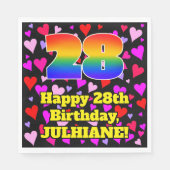 28e verjaardag: Het liefhebbende Kunstpatroon, Reg Servet (Voorkant)