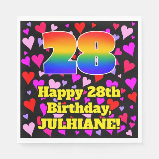 28e verjaardag: Het liefhebbende Kunstpatroon, Reg Servet (Voorkant)