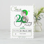 28e verjaardag kaart (Staand voorkant)