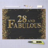 28e verjaardag tissuepapier (Craft)