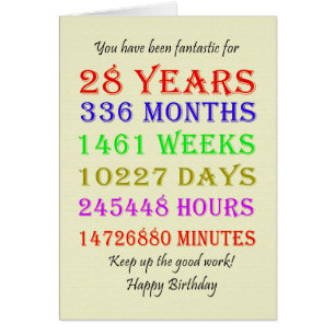 28e verjaardag van de mijlpalen