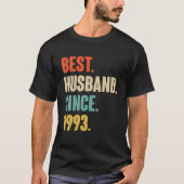 28e weddenschap Jubileum Gift Him - Beste man S T-shirt (Voorkant)
