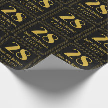 28ste verjaardag ~ Art Deco geïnspireerde uitstral