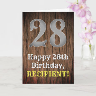 28ste verjaardag: Country Western geïnspireerd uit Kaart