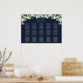 28x20" 15 Tafels van 10 Zitkaarten Poster (Keuken)