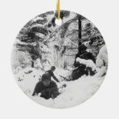 290e Amerikaans Regiment in de strijd tegen de Bul Keramisch Ornament (Achterkant)