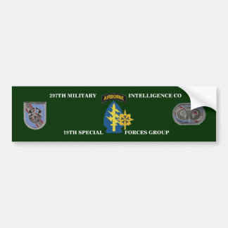 297E MILITAIRE INTELLIGENCE COMPANY BUMPERSTICKER