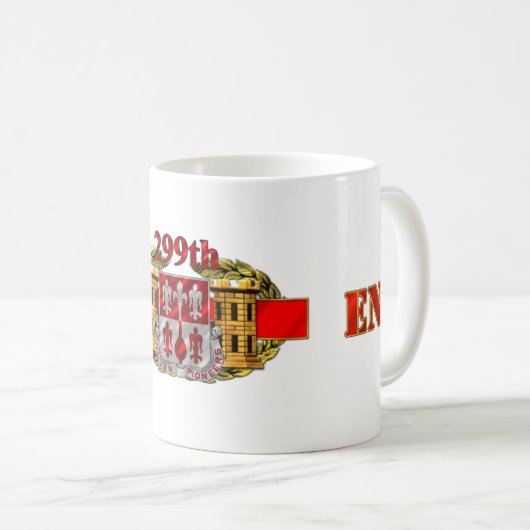 299e bataljon van ingenieur koffiemok (Voorkant rechts)