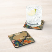 29. 菊 流 図, 若 冲 Chrysanthemum & Stream, Jakuchüu Drankjes Onderzetter (Rechterzijde)