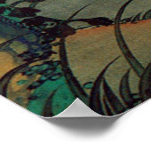 29. 菊 流 図, 若 冲 Chrysanthemum & Stream, Jakuchüu Poster (Hoek)