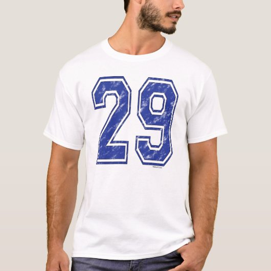29 Aangepast Jersey T-shirt (Voorkant)