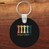 29.Belly dansontwerp voor een Belly dansventilator Sleutelhanger (Voorkant)