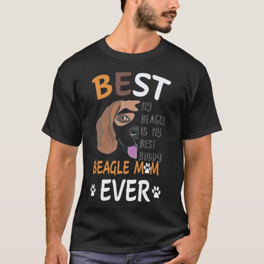 29 Beste Beagle Moeder Ooit Beagle T-shirt (Voorkant)