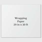 29 bij 9,1 m mat cadeaupapier (Vlak)
