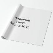 29 bij 9,1 m mat cadeaupapier (Uitgerold)
