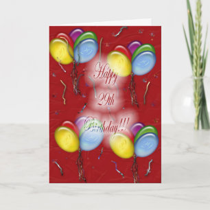 29 Birthday-kaart Kaart