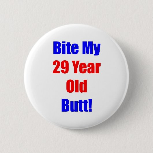29 Blaas mijn knop Ronde Button 5,7 Cm (Voorkant)