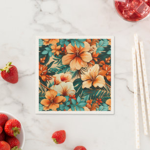 #29 Bloemen patroon Servet