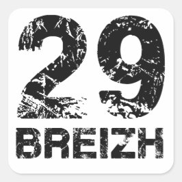 29 Breizh Vierkante Sticker