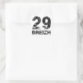 29 Breizh Vierkante Sticker (Tas)