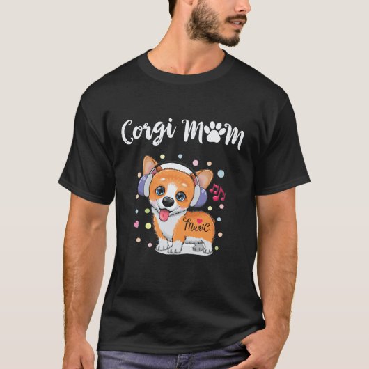 29 Corgi Moeder Corgi T-shirt (Voorkant)