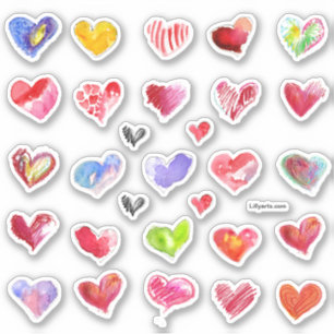 29 Design met liefdeshart Sticker