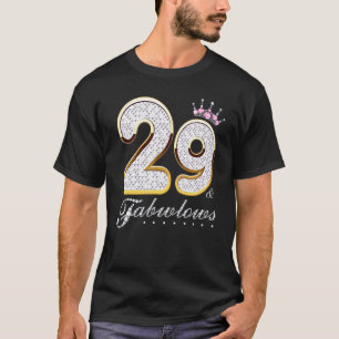 29 en 29 jaar oud 29 jaar oud diamant C T-shirt