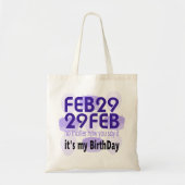 29 FEB. 29 TOTE BAG (Voorkant)