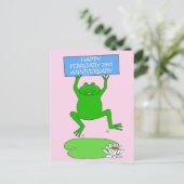 29 februari - Jubileum gefeliciteerd Briefkaart (Staand voorkant)