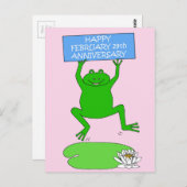 29 februari - Jubileum gefeliciteerd Briefkaart (Voorkant / Achterkant)