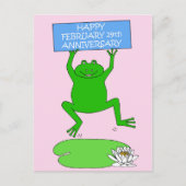 29 februari - Jubileum gefeliciteerd Briefkaart (Voorkant)