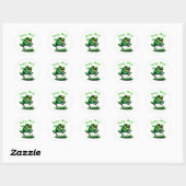 29 februari Schrikkeldag Ronde Sticker (Vel)