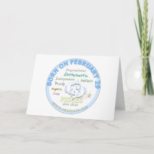 29 februari - Vissen Kaart