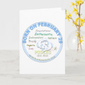 29 februari - Vissen Kaart (Gele Bloem)