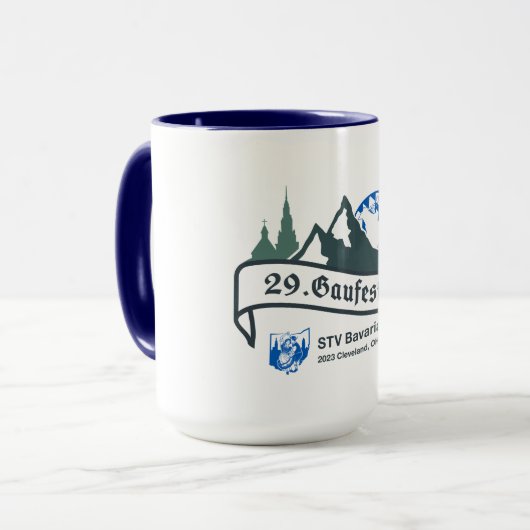 29. Gaufest Coffee Mok - 15 oz. (Voorkant links)