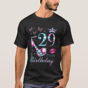 29 Het is mijn verjaardag 29 jaar oud Het is mijn T-shirt