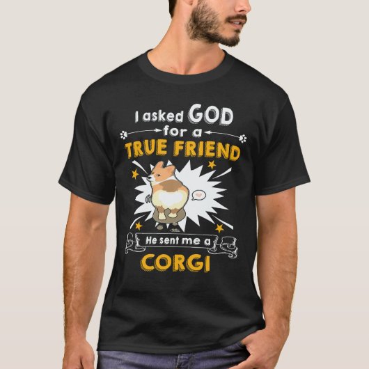 29 Hij Stuurde Me Een Corgi T-shirt (Voorkant)