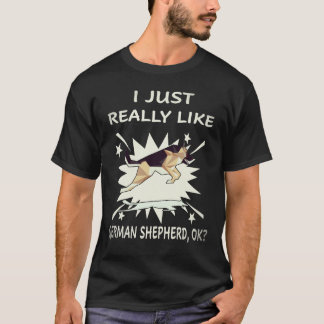 29 Ik vind Duitse Herders echt leuk OK Duitse Herd T-shirt