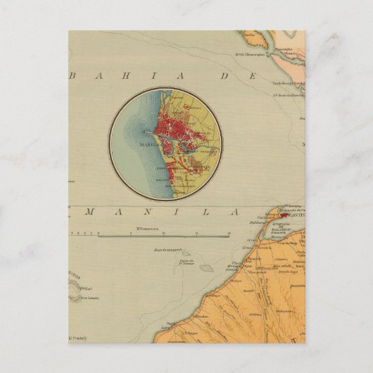 29 in Manilla Bay Briefkaart (Voorkant)