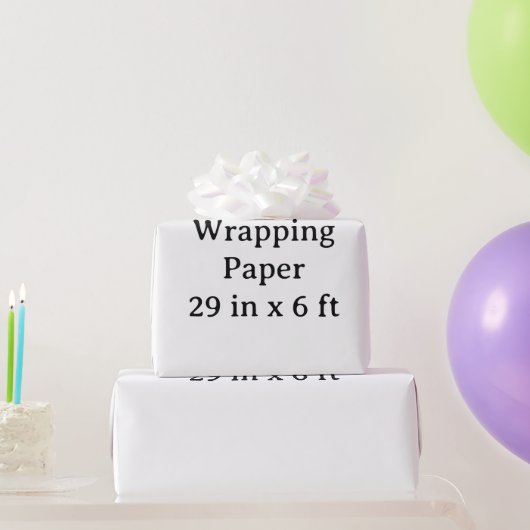29 in x 6 ft Mat Cadeaupapier (Feestgeschenken)