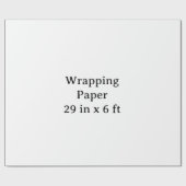 29 in x 6 ft Mat Cadeaupapier (Vlak)
