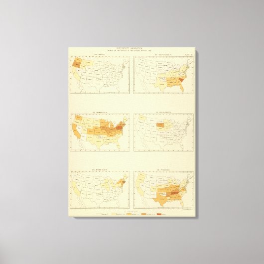 29 Interstatemigratie 1890 ORTN Canvas Afdruk (Voorkant)