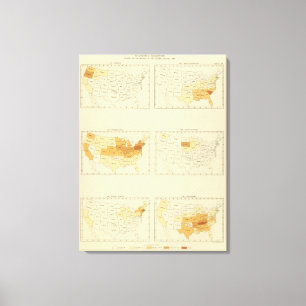 29 Interstatemigratie 1890 ORTN Canvas Afdruk