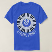29 jaar als geweldige pianist (2) t-shirt (Design voorkant)