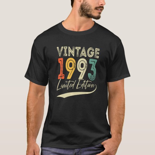 29 Jaar Oud 29e Verjaardag 1993 T-shirt (Voorkant)
